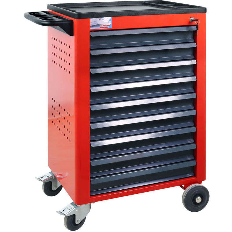 Werkstattwagen Werkzeugwagen Rollwagen Werkstatt Basic mit 9 Schubladen - ADB