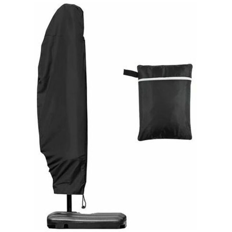 Adélala Sonnenschirm 280 x 30/81/46 cm Schutzhülle für Ampelschirm 2 bis 4 m großer Sonnenschirm Schutz vor schlechtem Wetter UV-Wind Outdoor für