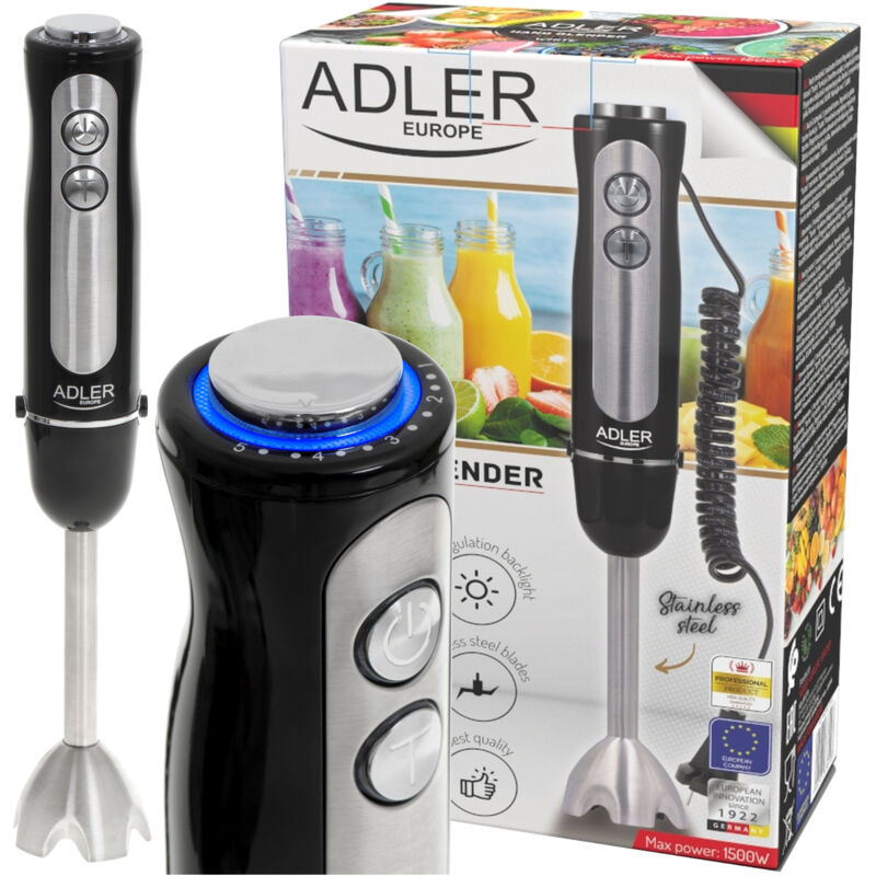 Adler AD 4625B Mixer Mixer Stabmixer de 1500 W Schwarz