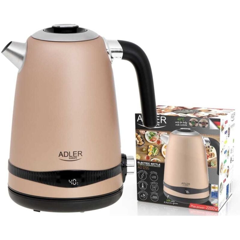 Adler Ad1295 Elektrischer Wasserkocher Aus Stahl