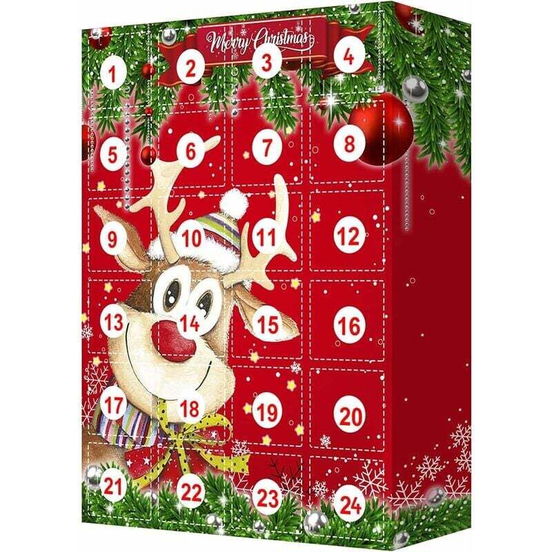 Adventskalender 2022, Künstlerischer Kalender, Christbaumschmuck zum Aufhängen für Kinder, 24-Tage-Countdown, Zufälliger Anhänger,