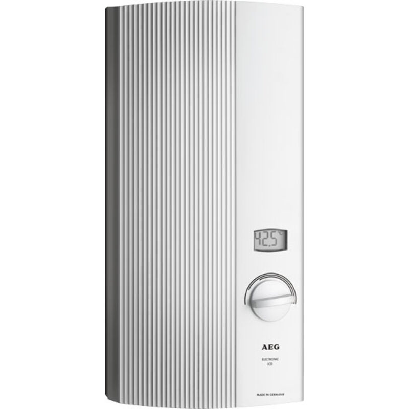 Aeg Durchlauferhitzer ddle lcd 222394 weiß, 18/21/24/kW, 400 v, elektronisch