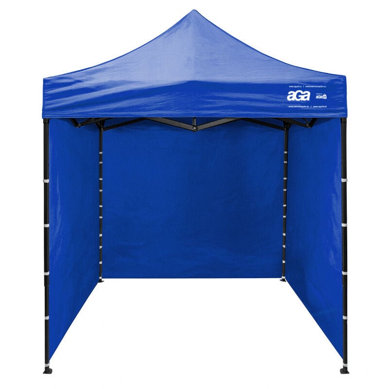 Aga Pavillon, Pop-up-Pavillon, Partyzelte, Faltpavillon 2x2m Blau