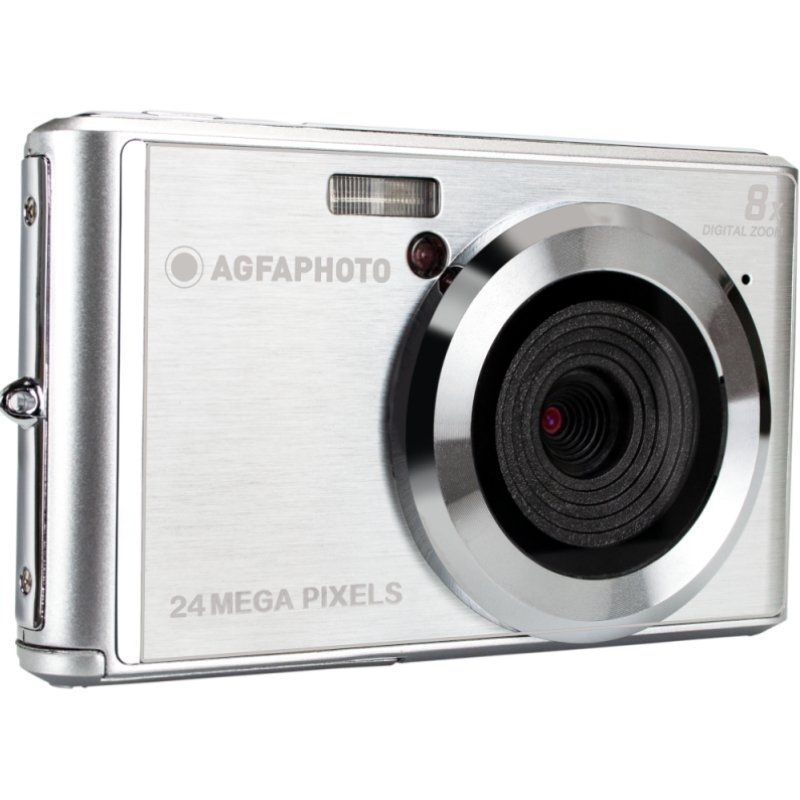 Agfa photo Realishot DC5500 - Kamera Digital Kompakt, 24 mp, 2,4' LCD-Bildschirm, Zoom Digital 8x, hd 720p Video, externer SD-Speicher, Lithium-Akku