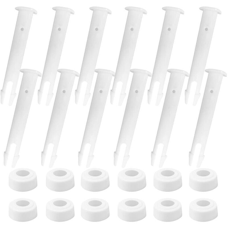 12 Stück Schwimmbad-Stifte, Ersatzstifte, Kunststoff-Pool-Verbindungen, Kunststoff-Stifte, Pool-Verbindungen, Pool-Rahmenstift,