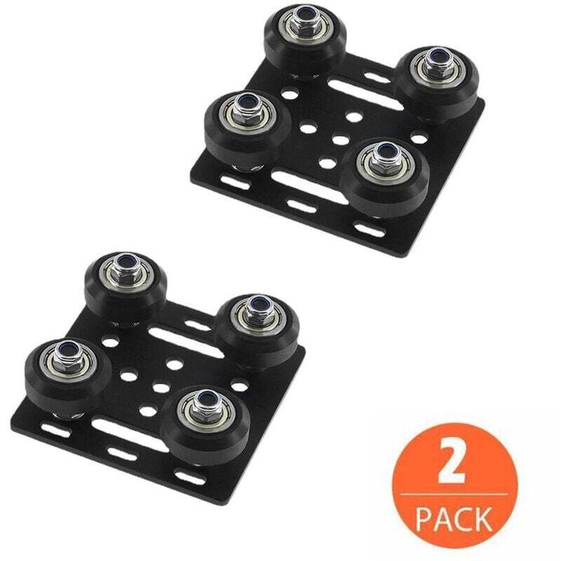 2er-Pack 3D-Druckerzubehör für Europa v Groove 2020 v Groove Aluminiumprofil Riemenscheibe Build Gantry Panel - Ahlsen