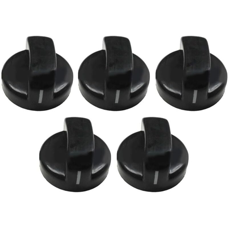 5 Stück 8 mm Gasherd-Knöpfe, universelle temperaturbeständige Knöpfe für Gasherd, Gasherd, Ofen - Ahlsen