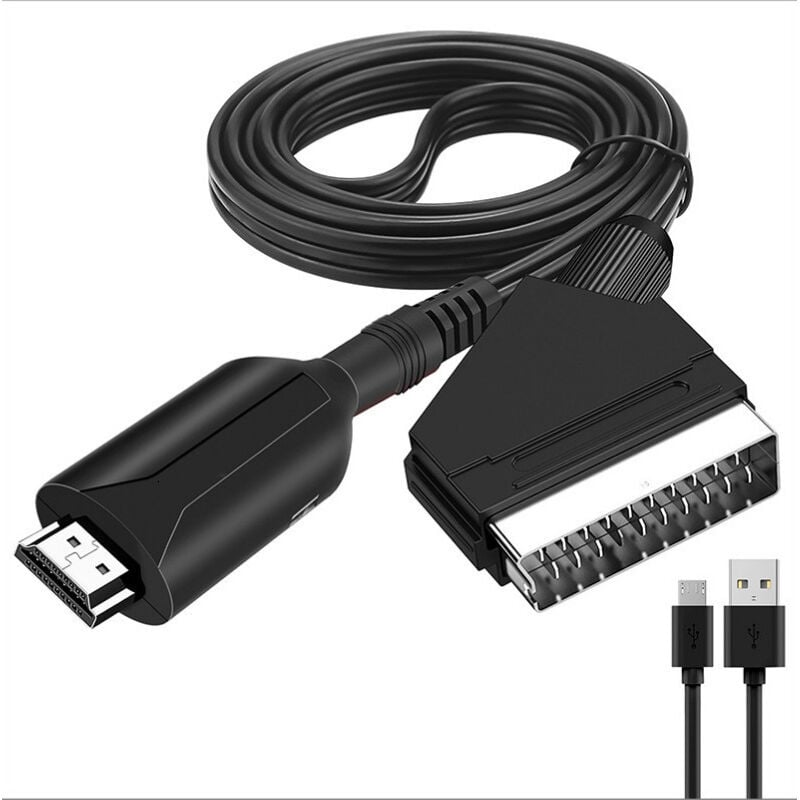 All-in-One-HDMI-zu-HDMI-Adapter, 1080P HD-Audio-Video-Konverter für pc tv box PS4 dvd - Ahlsen