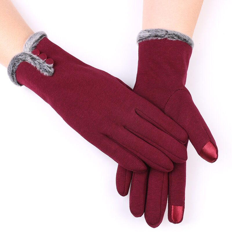 Damenhandschuhe Winter Warme Handschuhe Touchscreen Wintersporthandschuhe Outdoor Laufen Radfahren Handschuhe Warme Handschuhe Superweiches Futter