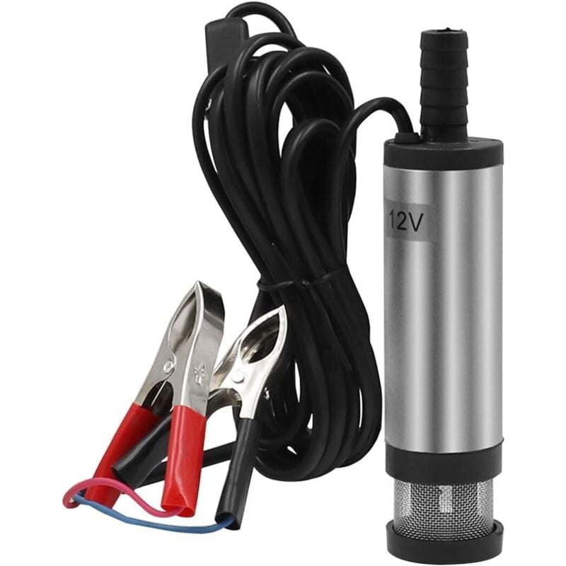Dieselkraftstoff-Förderpumpe, 12 v 38 mm Diesel-Wasserpumpe, Diesel-Kraftstoff-Förderpumpe mit Filter, multifunktionale 12 v elektrische Ölpumpen für