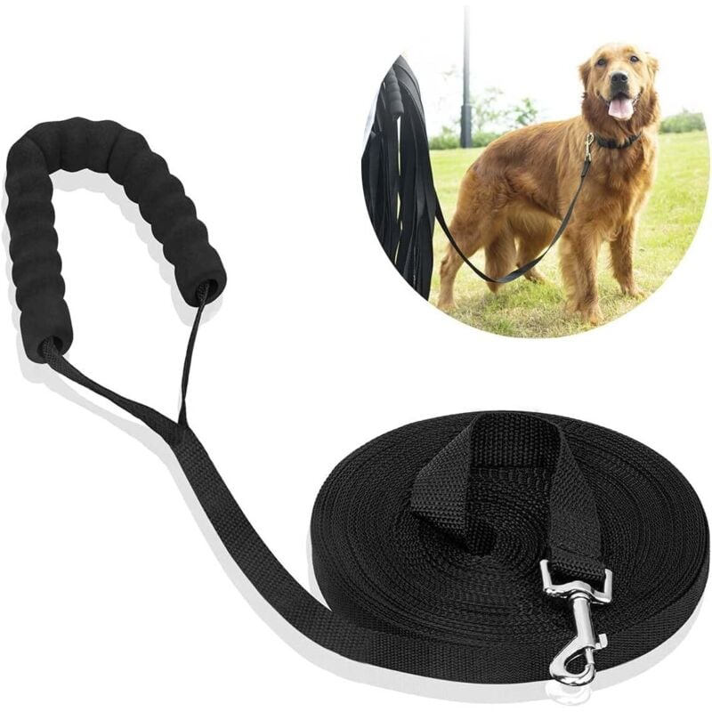 Hundeleine – 10 m Hundeleine, Hundeleine, Trainingsleine mit Griff für kleine bis große Hunde - Ahlsen