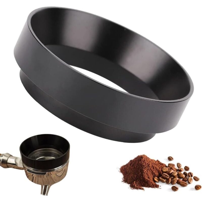 Ahlsen - Kaffee-Dosierring, universeller Kaffee-Dosierring, 51 mm Dosierring, Aluminium-Kaffee-Dosierring, Kaffeefilterhalter-Trichter, für