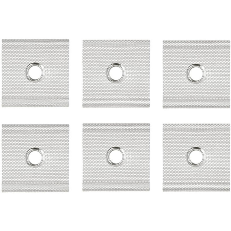 Ahlsen - Kederösen für Befestigungsschiene 5/6 mm – 7/8 mm – Packung mit 6 Haken für Zelt, Vorzelt, Camping, Wohnwagen