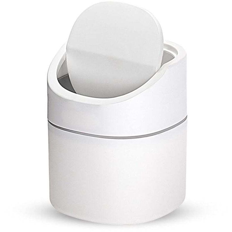 Ahlsen Kleiner Tisch-Mülleimer, Mini-Küchen-Desktop-Mülleimer, Desktop-Mülleimer, verwendet im Wohnzimmer, Schlafzimmer und Büro,