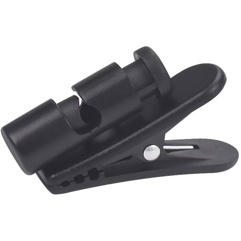 Ahlsen - Kopfhörer-Clip, 2 Stück, schwarz, Kopfhörer-Headset, Headset-Kopfhörer, großer Klemmclip, Kabel-Clip-Haken für Kopfhörer-Headset (3,2 x 2 cm)