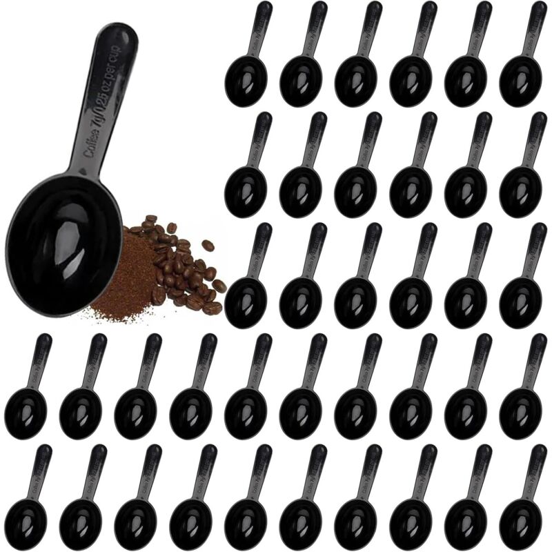 Ahlsen Messlöffel, 40 Stück, Messlöffel, Messlöffel, Messlöffel, Gramm-Messlöffel, Kaffee-Messlöffel für Kaffeebohnen, Proteinpulver