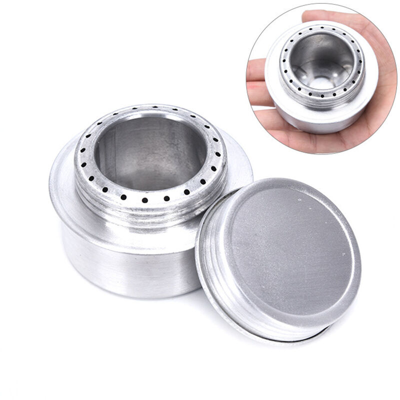 Ahlsen - Mini-Camping-Alkoholkocher für Rucksackreisen – Tragbarer Mini-Alkoholkocher – Mini-Alkoholkocher