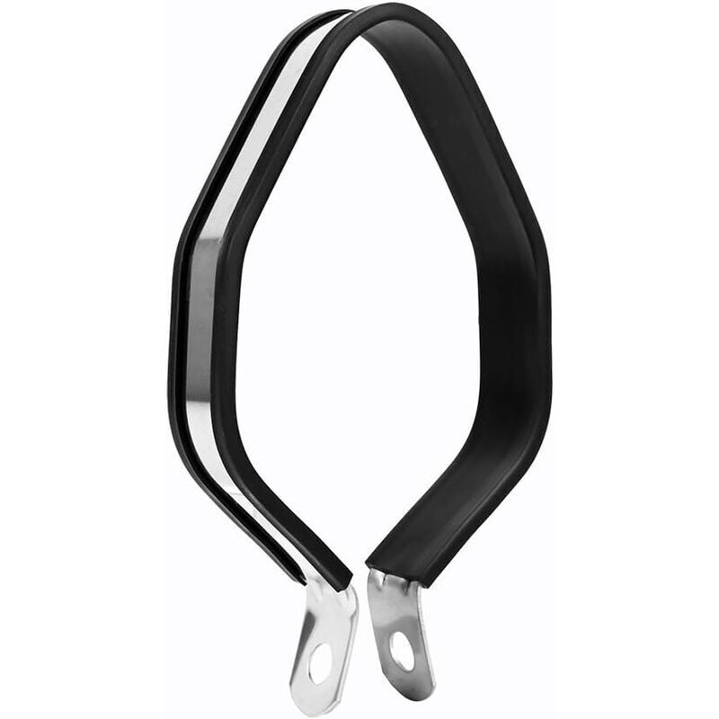 Ahlsen - Motorrad-Auspuffhalterung, Sechskant-Montagehalterung für Motorrad-Auspuffschalldämpfer, Motorradzubehör (Primärfarbe),