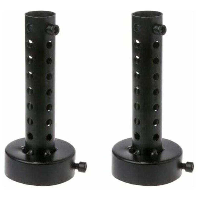 Motorrad-Auspuffschalldämpfer, 60 mm, Schwarz, 2 Stück, universell für Motorrad-Auspuffschalldämpfer, DB-Killer-Kurzschalldämpfer - Ahlsen