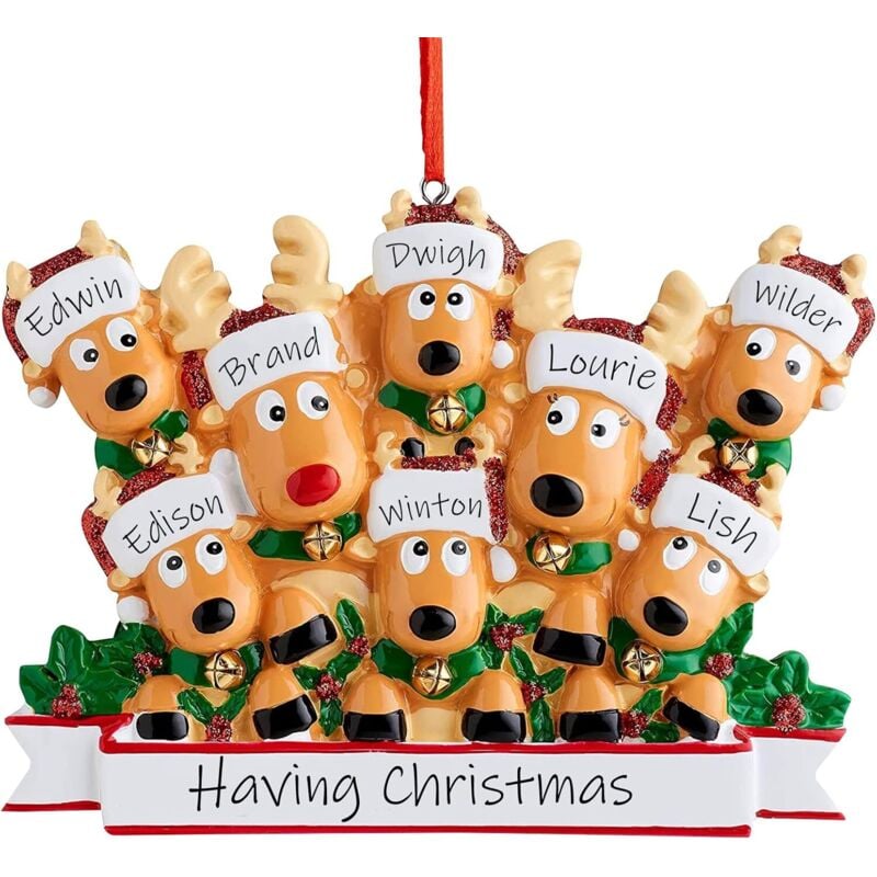 Personalisierte Weihnachtsdekorationen für die Familie – einzigartige Geschenke für Weihnachten - Ahlsen
