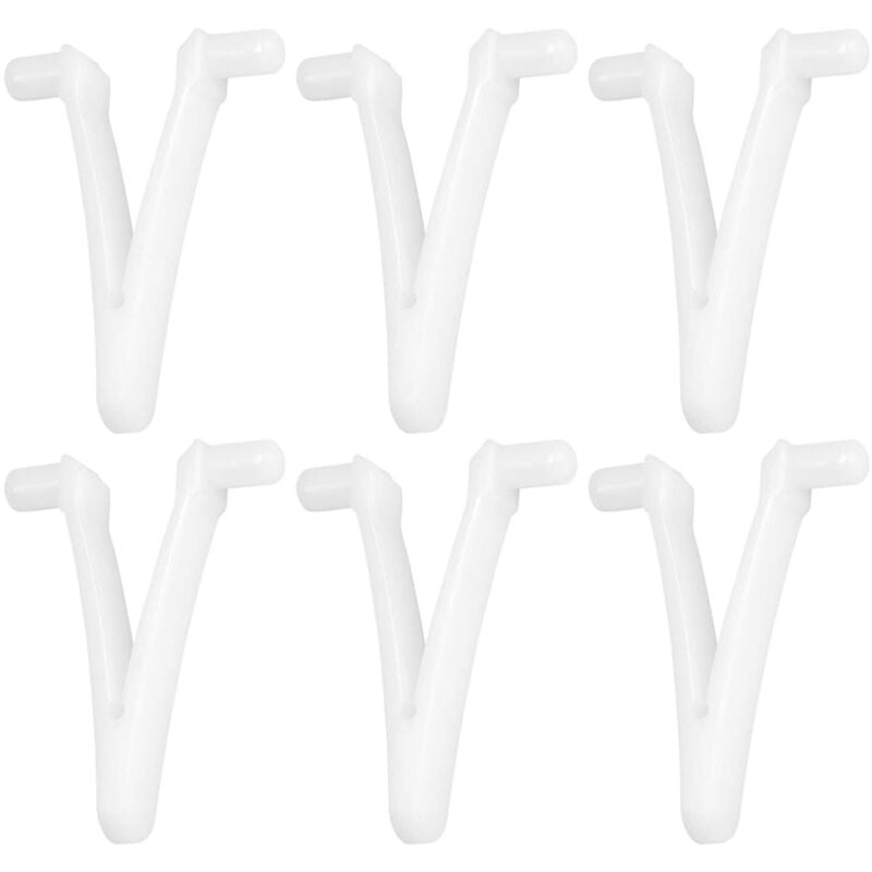 Ahlsen - Pool-Butterfly-Clip, 6-teiliger V-Clip-Pool-Befestigungsclip, V-Clip-Ersatz für Pool-Skimmer für Pool-Spa-Bürste