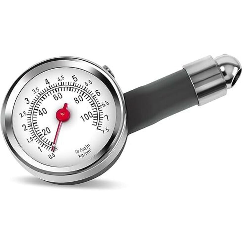 Reifendruck, Reifendruckmesser, Autoreifendruck, Manometer für Autos, Reifendruckmesser, 0–100 psi, für Autos, Fahrräder und Motorräder - Ahlsen