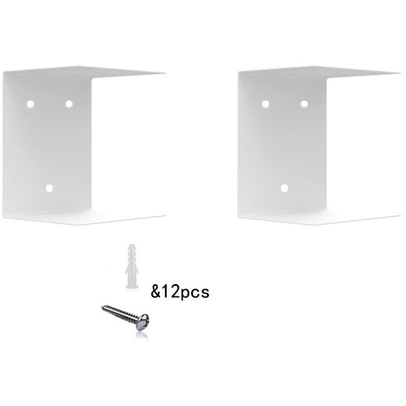 Schwebendes Bücherregal, schwimmende Eisenregale, unsichtbares Wandregal, Mehrzweck-Wandregale für Zuhause, Büro, Klassenzimmer, Bücherregal (2