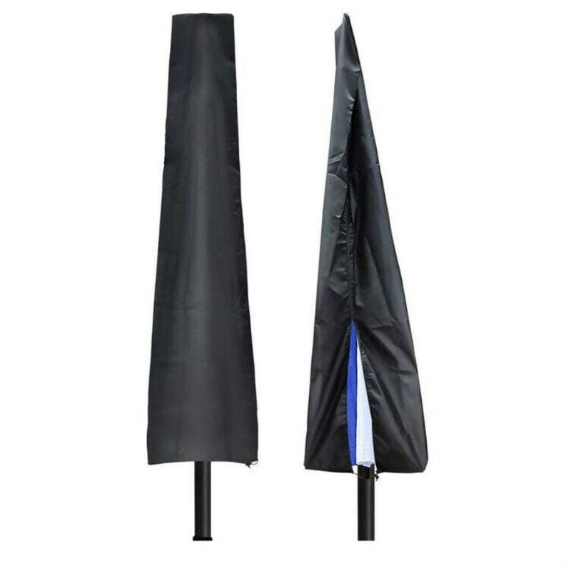 Sonnenschirm-Abdeckung, doppellagige, wasserdichte, UV-beständige, robuste Sonnenschirm-Abdeckung aus 210D-Oxford-Gewebe, Sonnenschirm-Schutzhülle