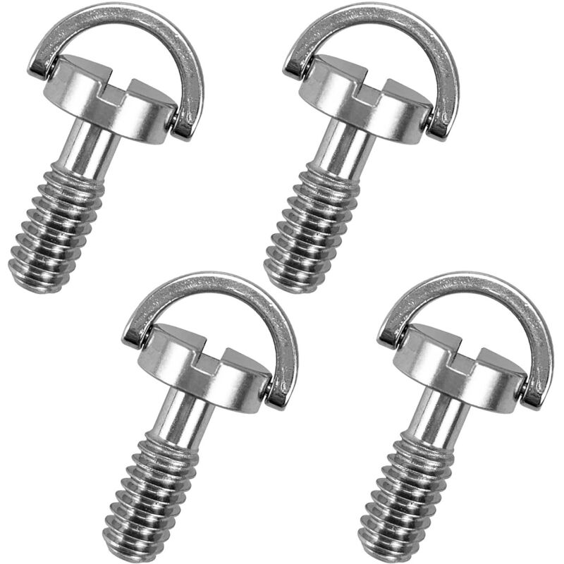 Ahlsen - Stück Kamera-Befestigungsschraube, 1/4 Zoll Kamera-Befestigungsschraube, Edelstahl, Einbeinstativ, Kamera-Befestigungsschraube,