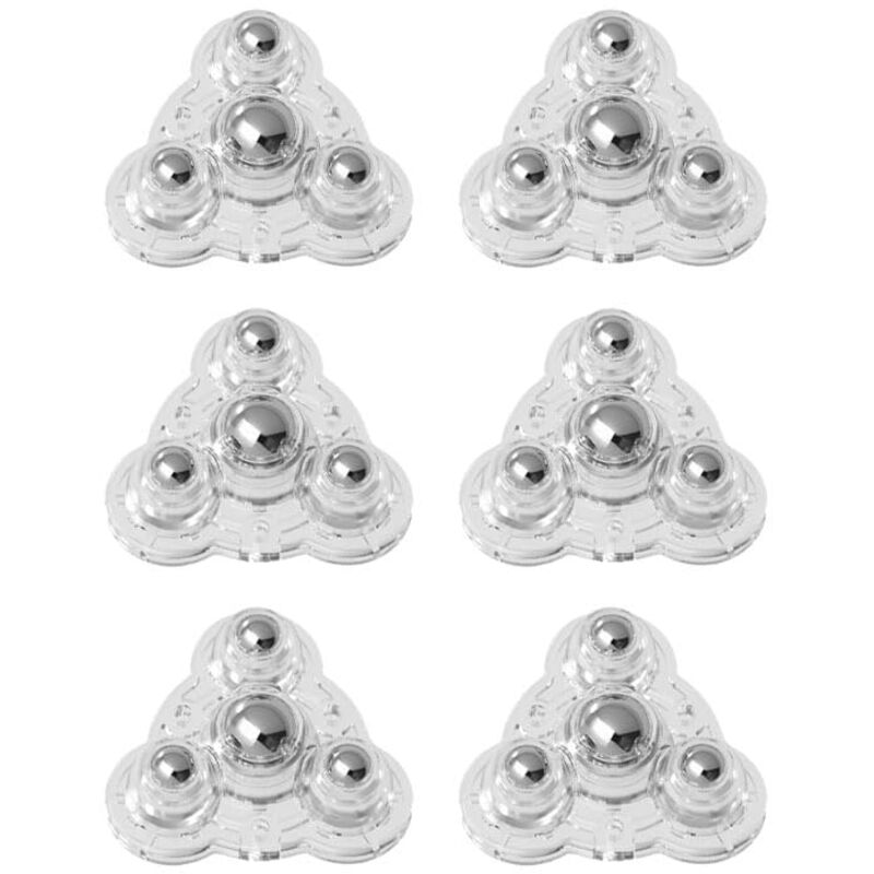 Stück Mini-Lenkrollen, kleine Rollen für Möbel, 360-Grad-Kugelrollen, 4 Stahlkugelrollen, Mini-Universalrad für kleine Möbel, Mülleimer - Ahlsen