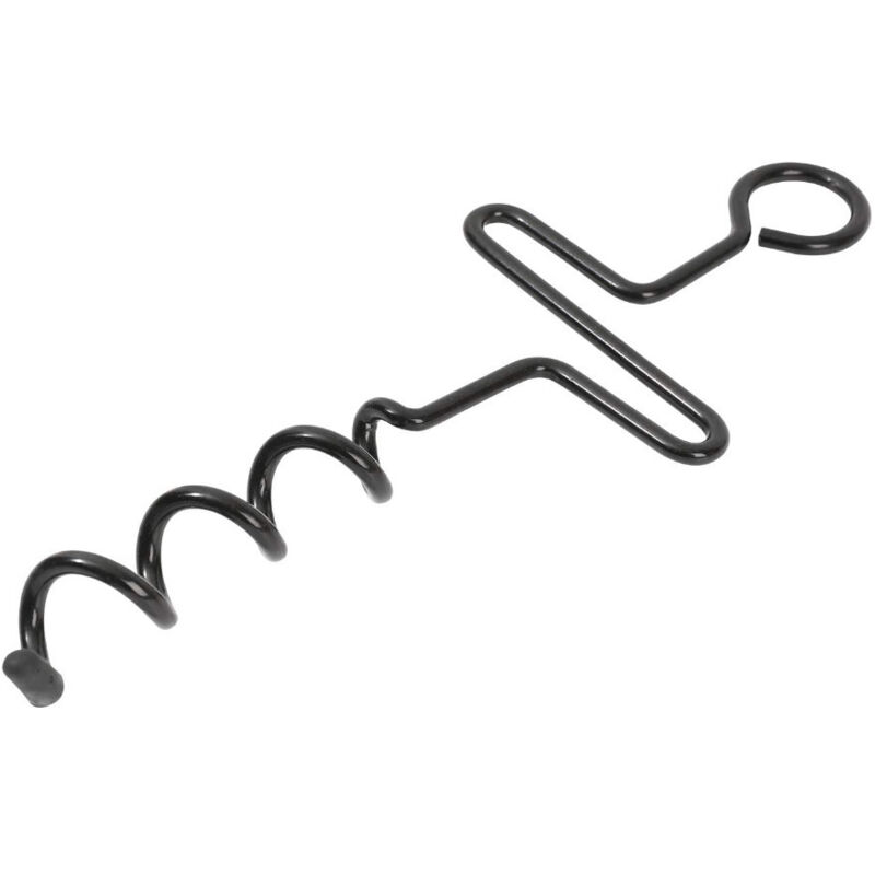Stück Stahlschnallen, Stahlspiral-Trampolin-Ankerset, Trampolin-Befestigung, robuster Ankerpfahl für Trampolin-Zeltschaukel, 32 cm, schwarz - Ahlsen