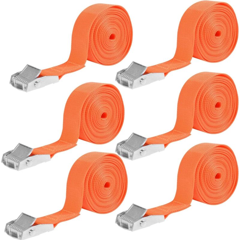 Stück Zurrgurte, 25 mm x 4 m Ratschengurt, Tragkraft 250 kg, Gepäckgurte, Dachbox-Gurt, Spanngurt, Dachträger-Befestigungsgurt, - Ahlsen