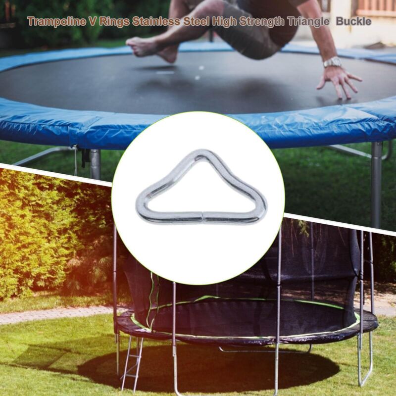 Trampolin Zubehör trampolin dreieck schnalle V-ring trampolin zubehör 10 stücke - Ahlsen