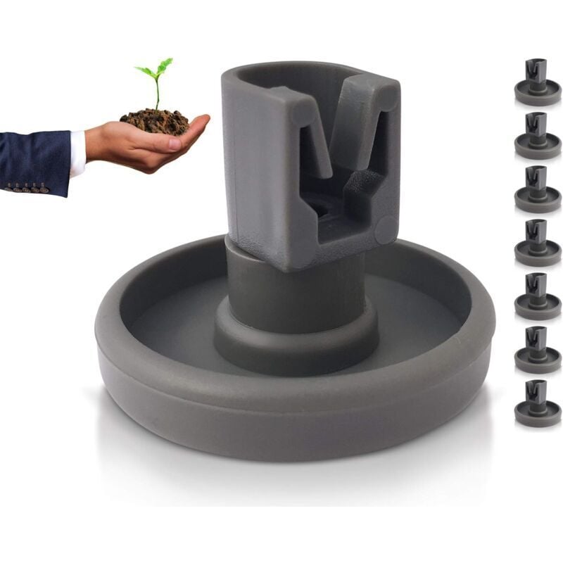 Unterkorb für Geschirrspüler, Set mit 8 Korbrollen für Geschirrspüler – Ersatzteile - Ahlsen