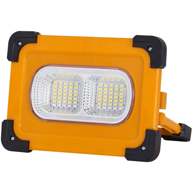 Wiederaufladbarer LED-Baustellenfluter, 80 w, 5000 lm, tragbare Beleuchtung, leichte Notleuchten im Störungsfall, sehr helle Beleuchtung,