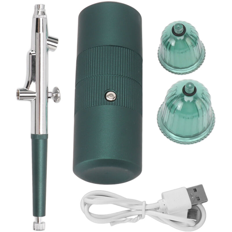 Aibrush Mini Tragbare Wiederaufladbare Airbrush für Luftkompressor, Kabellose Tragbare Airbrush-Pistole für Make-up, Tattoo, Nagelkunst.