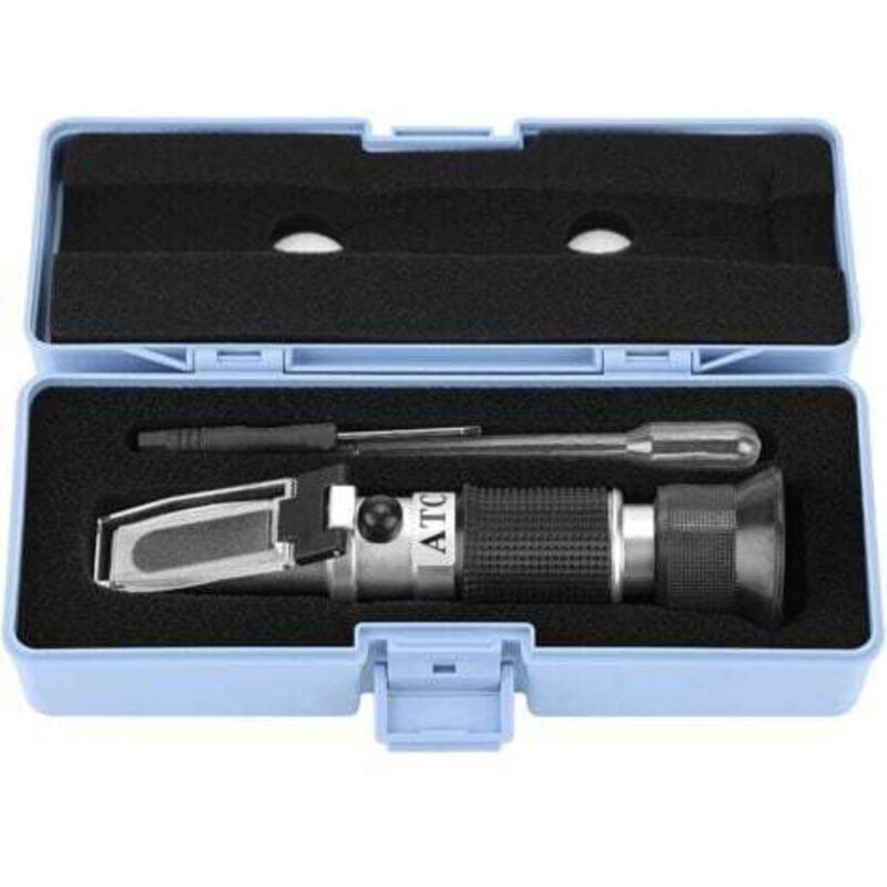 Aierq Honig-Refraktometer, Imker-Werkzeug (Zuckergehalt), Honig-Konzentrationsmessgerät, ideal für Honig, Ahornsirup und Melasse, Imkereibedarf