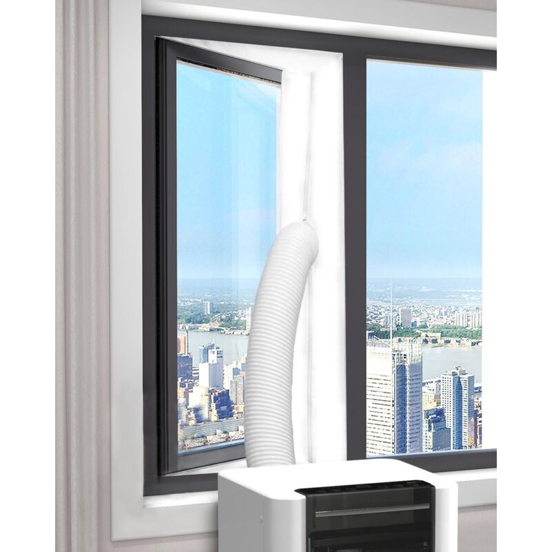 500 cm Fensterdichtungssatz für tragbare Klimaanlagen, funktioniert mit allen tragbaren Klimaanlagen, ideal für tragbare Klimaanlagen und Trockner,