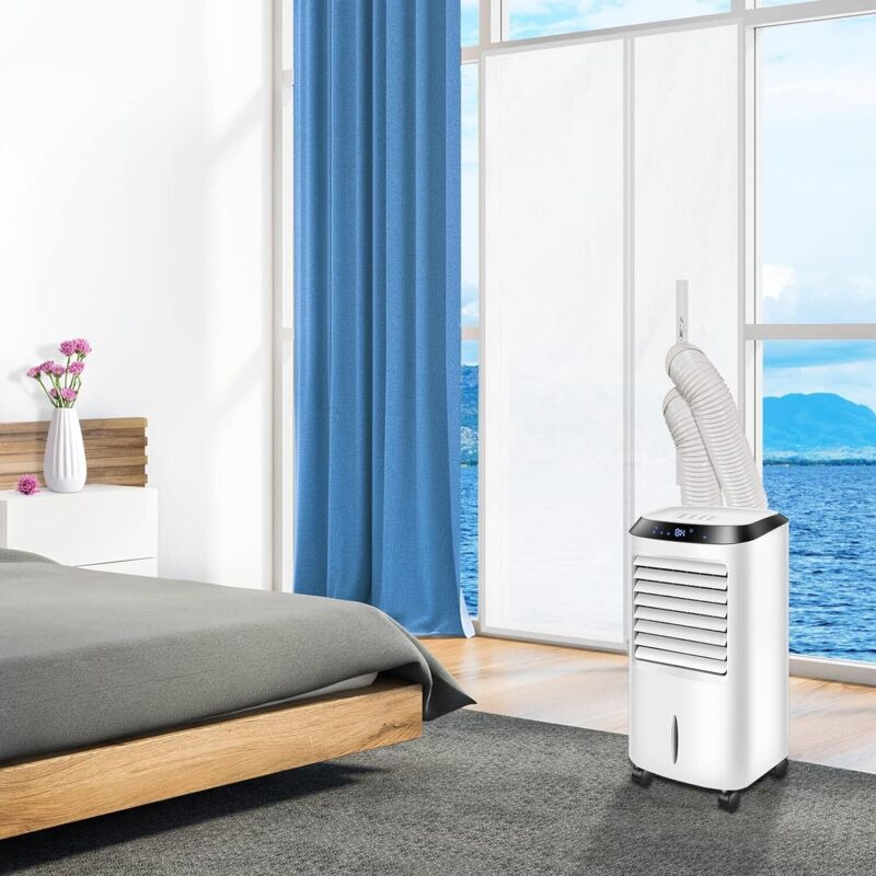 Schiebetürdichtung für mobile Klimaanlagen, 90 x 210 cm, funktioniert mit allen mobilen Klimaanlagen und Wäschetrocknern, Heißluftstopper, einfache