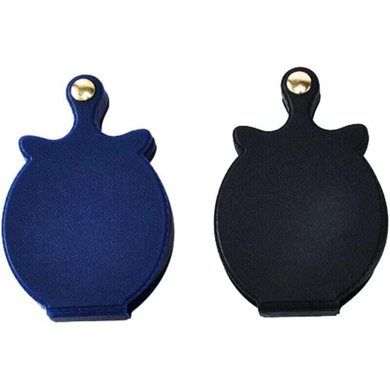 2er-Pack Mini-Taschenlupen, faltbar, mit drehbarer Schutzhülle zum Lesen von Zeitungen, Büchern, Zeitschriften, Wissenschaft, Schmuck, Hobbys