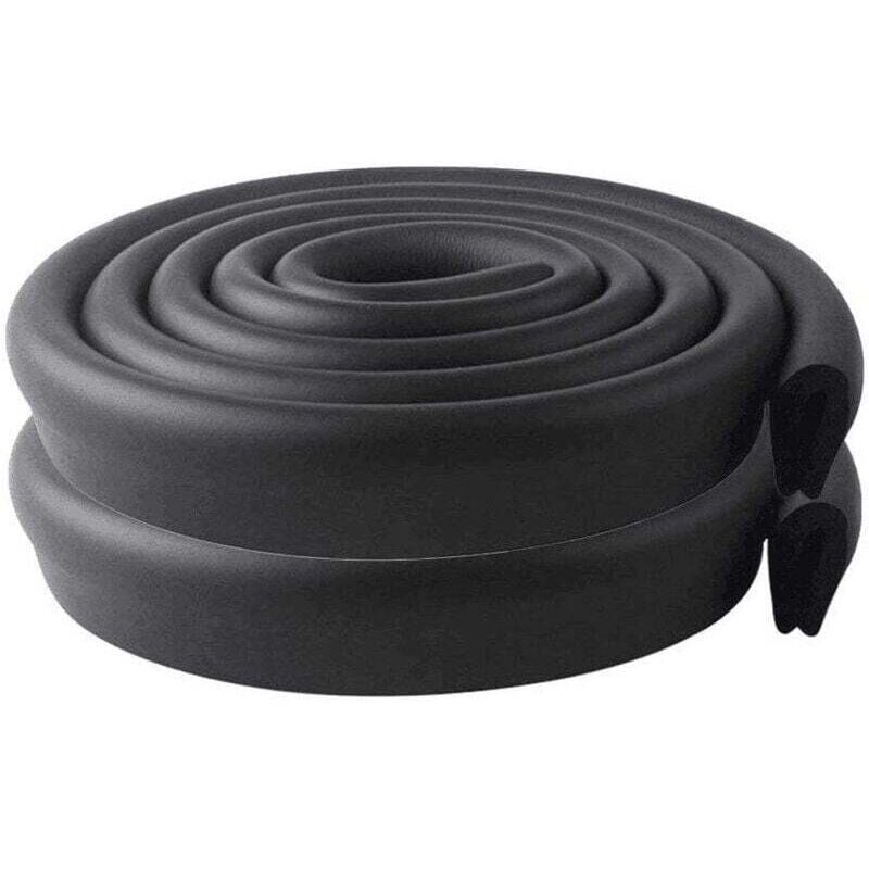 Aiperq - Ecken und Kanten für Babys, 2 m x 2er-Set Sicherheitsschaumstoffrollen, stoßfester Schaumstoff für Babys an Wandecken, Möbeln und Tischkanten