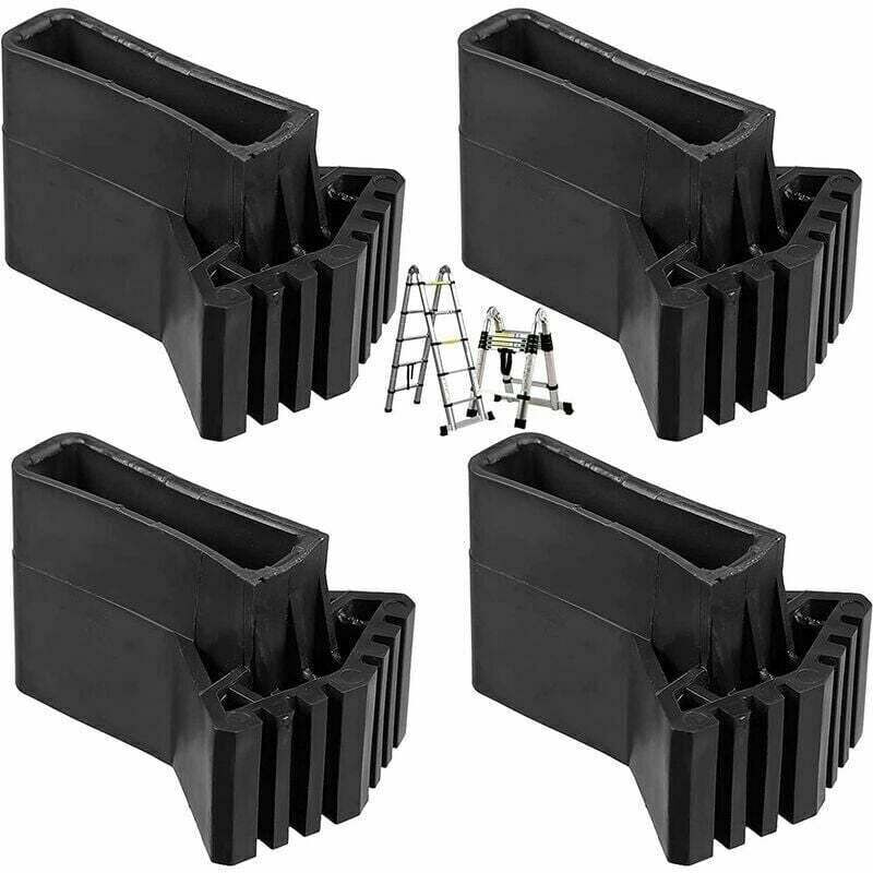 Leiterfußabdeckungen, Verlängerungsleiterfüße, Leiter, rutschfeste Gummipads, universelle Leiter-Ersatzfüße, rutschfestes Gummi (4 Stück) - Aiperq