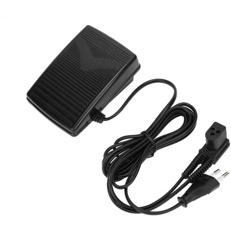 Ymyny Singer Nähmaschinenpedal, Nähmaschinenpedal, 220 v EU-Stecker Universal-Nähmaschinenpedal mit Netzkabel für Sing 974 Nähmaschine