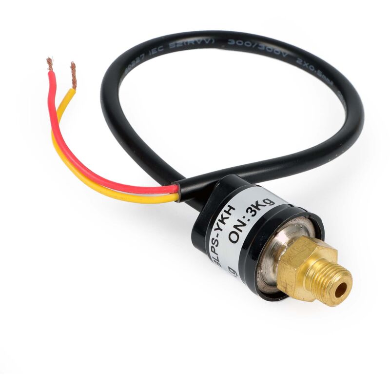 Ersatzteil für Airbrush Kompressor AS-Serie Druckschalter 3-4 bar, Kompressor Schalter für Air Brush Designs, Tattoo, Modellbau oder Kunst - Wiltec