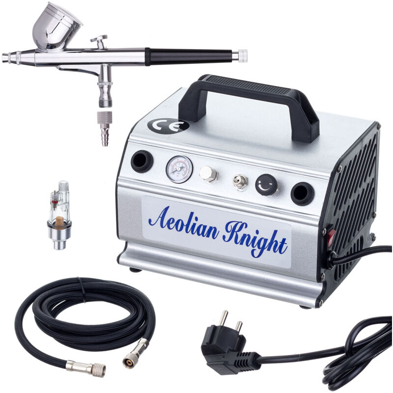 Airbrush-Kompressor-Set Mit Airbrush-Schlauchfilter 35-40l/min