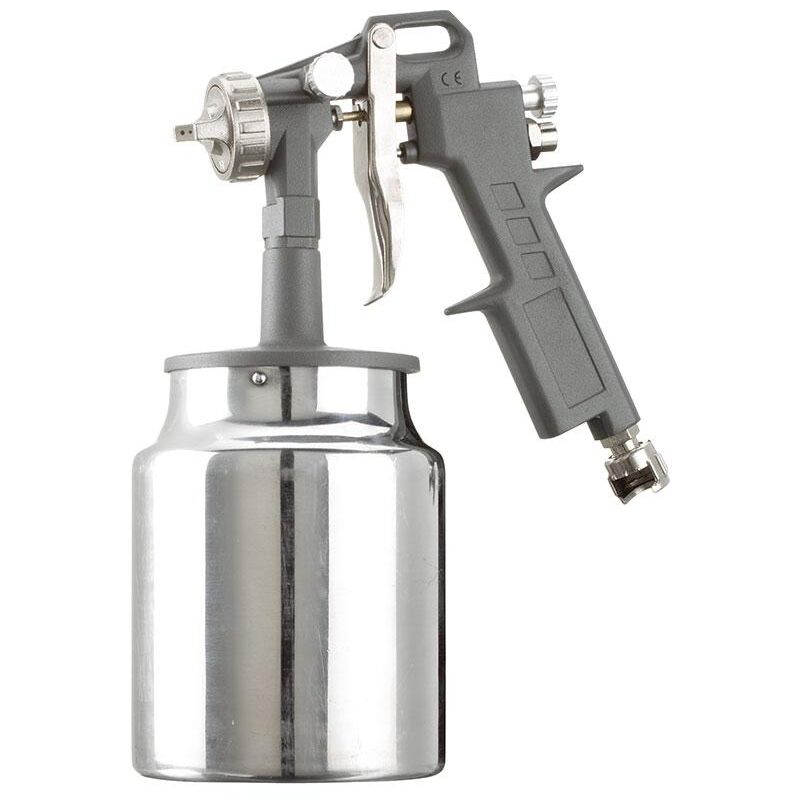 Airbrush-Lackierpistole unterer Tank 1 Liter 18 mm Duse Fervi a162c