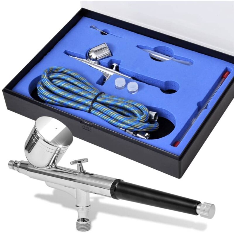 Airbrush-Set 0,2 / 0,3 / 0,5 mm Düsen Vidaxl