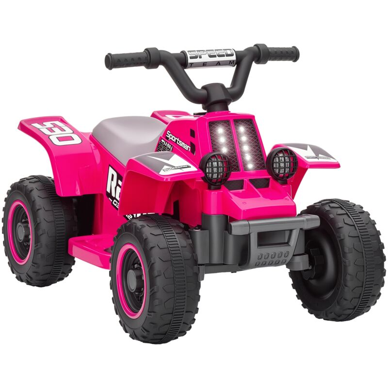 Aiyaplay - Kinder Elektro-Quad Elektro Kinderquad mit Vorwärts-und Rückwärtsfunktion, led und Hupe Elektroauto für 1,5-3 Jahre Kinder 3 km/h Metall