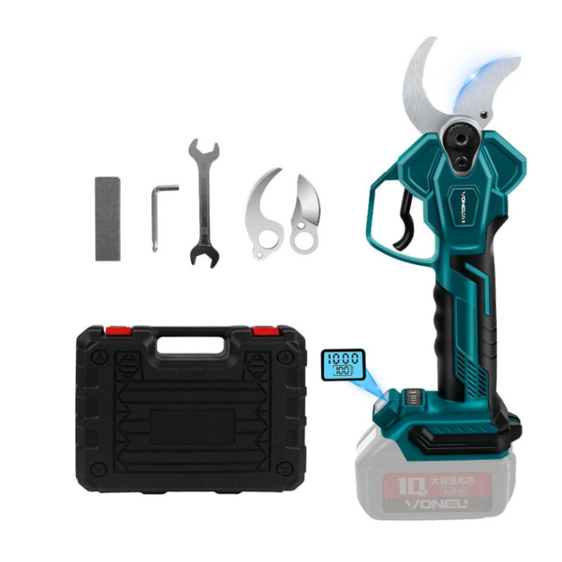 Akku-Baumschere für Makita 18V LCD-Display Maximale Öffnung 65mm Elektro-Baumschere Akku-Schere Garten-Akku-Baumschere für Baum-, Strauch- und