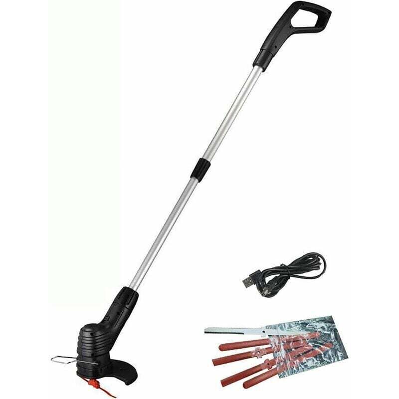 Akku-Elektro-Rasenmäher mit Akku, tragbar, erweiterbar, Akku-Rasenmäher für Terrassengarten